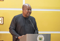 John Dramani Mahama is the President of Ghana