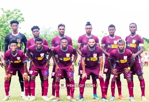Hearts lost to Accra Lions