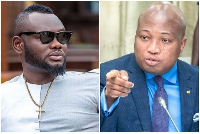 Ghanaian actor, Prince David Osei (L) has accused Samuel Okudzeto Ablakwa in the matter
