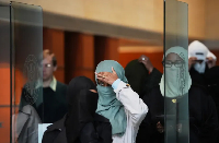 Supporters of Salim Said leave after his sentencing hearing