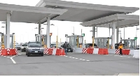 File photo of toll booths