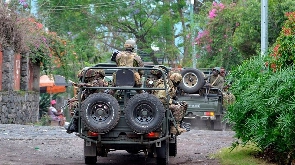 Military troops arrive in Goma, eastern DRC on November 16, 2022
