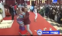 Bishop and Mrs Obinim on the dance floor