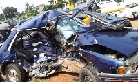 The accident occurred Monday night specifically at Okyereko in Gomoa West near Winneba