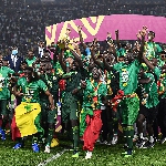 Senegal players celebrating AFCON glory | File photo