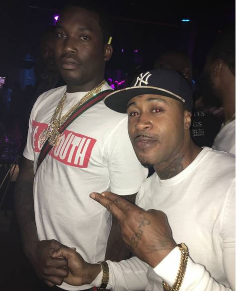 Former member of VIP now VVIP has shared a photo of him hanging out with Meek Mill