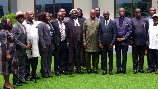 The members of the new Governing Council of the KAAF University after their induction