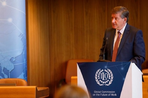 Mr Guy Ryder, ILO Director-General at the launch of the ILO Global Commission on the Future of Work.