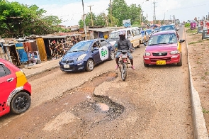 The deplorable state of Accra roads