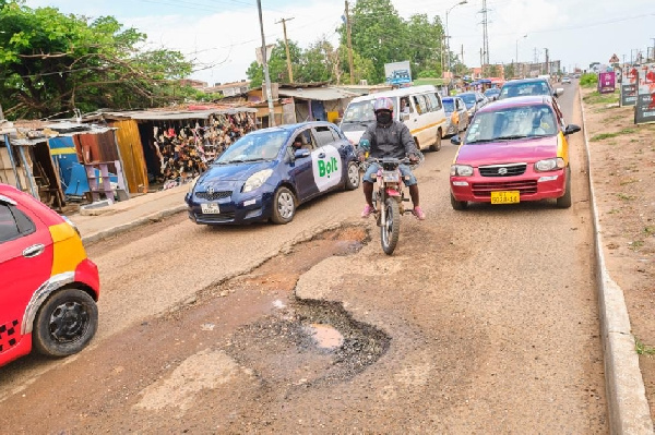 The deplorable state of Accra roads