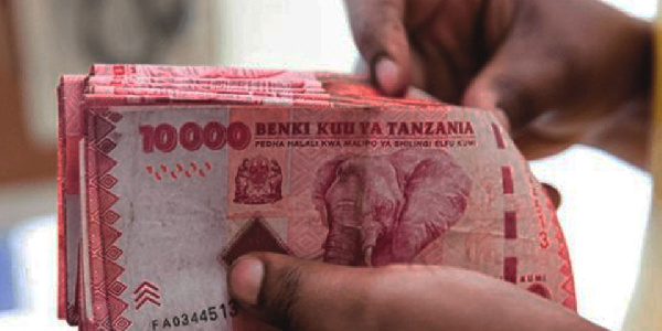 Some Tanzanian shilling notes