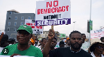 Angry Nigerians rally against poverty, insecurity on Democracy Day