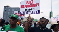 Protesters are calling on the government to rescue schoolchildren recently abducted in various parts