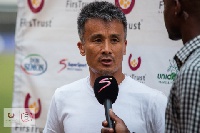 Kenichi Yatshuashi, head coach of Hearts