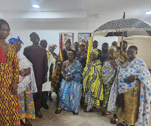 H.E. Daniel Garcés Carabalí was enstooled as Nkosohene of the Offinso Kayera Traditional Area