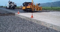 File photo: Concrete road under construction
