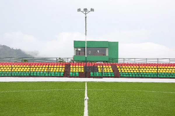newly-constructed astroturf