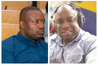 John Jinapor [L] and Godwin Asare-Bediako