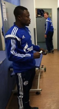 Ghanaian striker Bernard Tekpetey