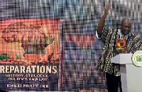 President John Dramani Mahama at the book launch