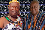 Nana Kwaku Dankwa III and President  Elect John Mahama