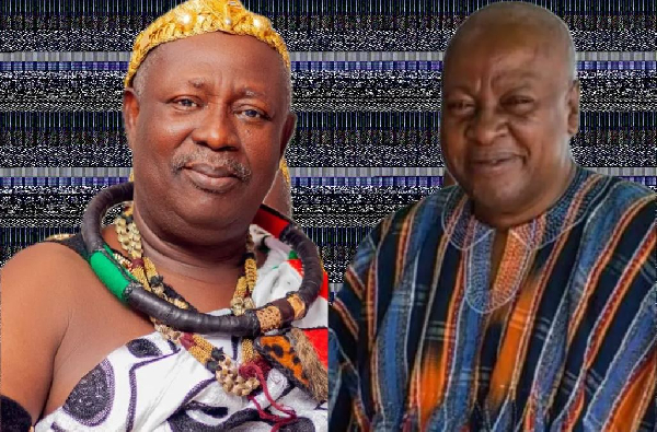 Nana Kwaku Dankwa III and President  Elect John Mahama