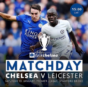 Chelsea host Leicester at Stamford Bridge