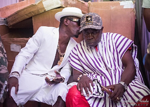 Shatta Wale and his father