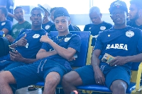 The squad engaged in a training session in Kumasi on Wednesday