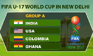 India are, by all accounts, in a tough Group A alongside Colombia, Ghana and the USA