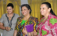 Hannah Tetteh with her sisters Gabriella and Gizella