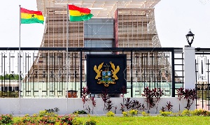 Flagstaff House is the presidential palace that serves as a residence and office to the President