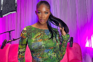 Former co-host of Rants, Bants, and Confessions podcast, Gisela Amponsah