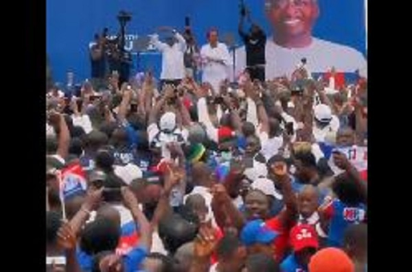 Scene at the NPP headquarters after Dr Mahamudu Bawumia’s speech