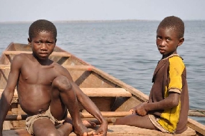 A file photo of minors who are victims of child labour