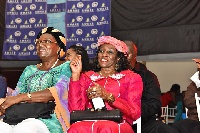 Nana Konadu Agyeman Rawlings, former First Lady at the event