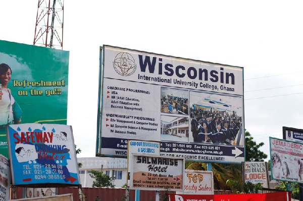Wisconsin University sign post