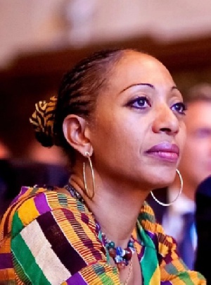 Daughter of Ghana's first President Dr Kwame Nkrumah, Samia