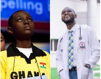 Dr. Darren Sackey represented Ghana at the Scripps National Spelling Bee competition in 2010
