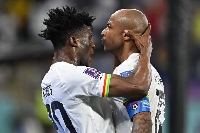 Mohammed Kudus and Andre Dede Ayew