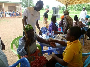 Residents of Balo-Kayilo undergo free health screening