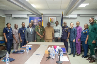 Some of the leadership from both the GRA and Coca-Cola during the visit