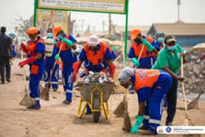 The monthly allowance for street sweepers will be raised from GH¢400 to GH¢800