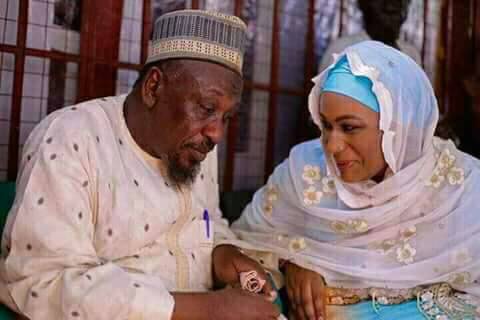 Sheikh Musa Abdul Qadir with Samira Bawumia