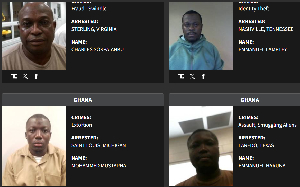 Some of the Ghanaian nationals captured by the DHS Some of the Ghanaian nationals captured by the DHS