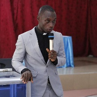 Rev. Bright Mawuena Nfodzo, Resident Minister of Evangelical Presbyterian Church Ghana in Akuse
