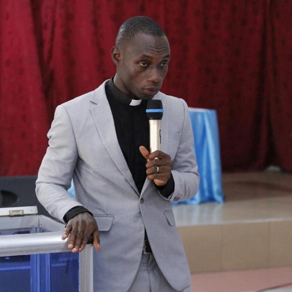 Rev. Bright Mawuena Nfodzo, Resident Minister of Evangelical Presbyterian Church Ghana in Akuse