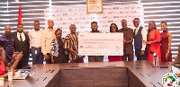 BOSTenergies in a group picture with some representatives of the Ghana Medical Trust Fund