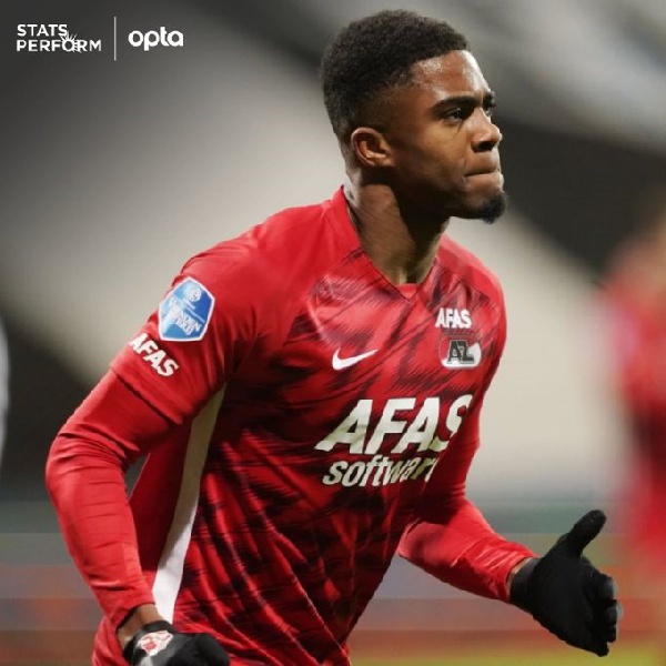 Myron Boadu is a Ghanaian-Dutch footballer who plays as a striker for AZ in the Eredivisie