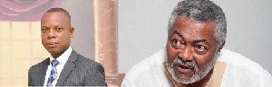 David Agbee, Governance and Security Expert (L) Jerry John Rawlings,Former President of Ghana (R)
